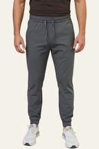 Imported Men’s Chinese Premium Performance Joggers – High-Stretch Grey Slim-Fit Training Pants