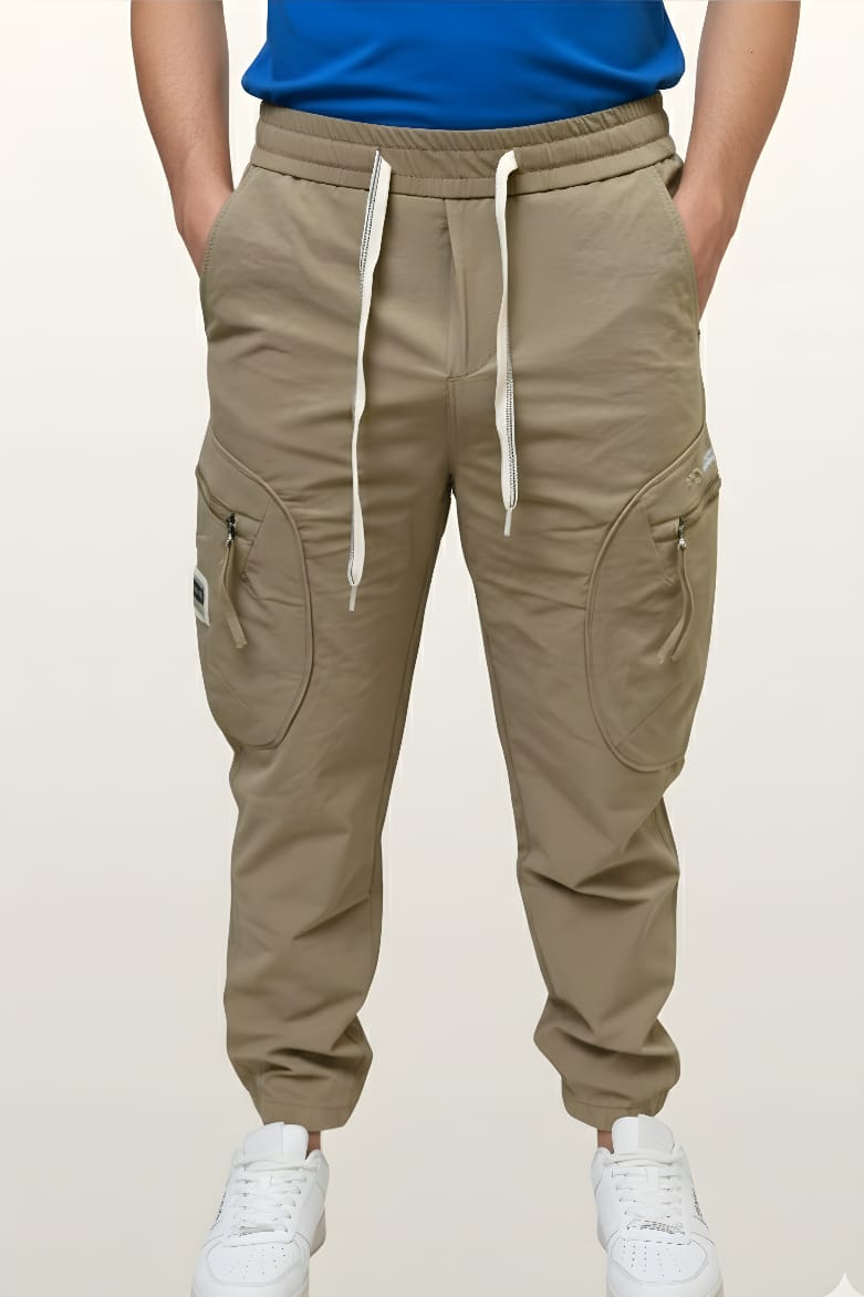 Premium China Imported Men’s Urban Techwear Joggers - Tactical Cargo Style Main image